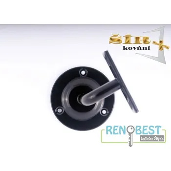 Zábradlí Držák madla schodišťového NOVA černý