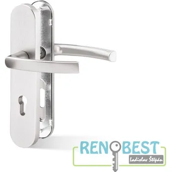 Dveřní kování AC-T Bezpečnostní kování VIKING hliník různé barvy Provedení: klika/klika, Barva: bronz, Varianta: Povrchová úprava: Hliník F4; Rozteč: 92 mm