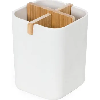 Bílý koupelnový organizér Compactor Ecologic, 8,4 x 7,8 cm ID_1395293
