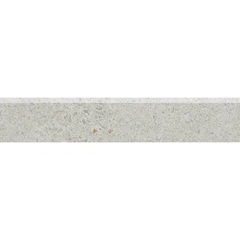 Dlažba Rako Piazzetta DSAPS788, sokl, světle šedá, 45 x 8,5 x 0,8 cm