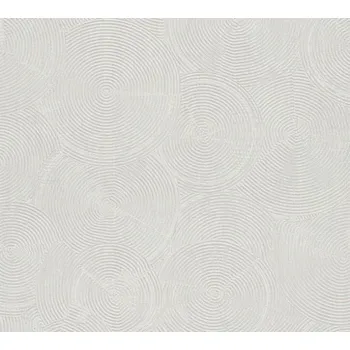 A.S. Création | Vliesová tapeta na zeď Metropolitan Stories 2 37900-1 | 0,53 x 10,05 m | bílá, krémová, metalická + Bílá, krémová, metalická vliesová tapeta na stěnu 379001 v rozměru 0,53 x 10,05 m