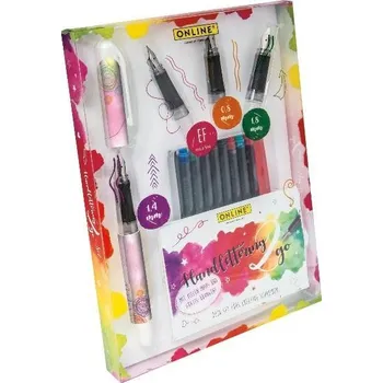 ONLINE Kaligrafická sada - Squiggle /Zamotané kruhy/