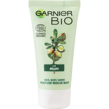 Tělový krém Garnier BIO Rich Argan Multi-Use Rescue Balm ošetřující balzám s arganovým olejem a bambuckým máslem 50 ml
