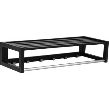 Věšák ROWICO věšák na zeď CONFETTI černá 80x17 cm 103602