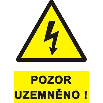 STRO.M propagace Tabulka 0137 A4 Pozor uzemněno !