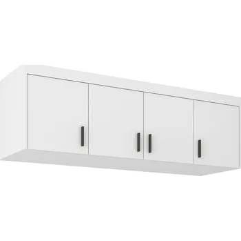 Šatní skříň Nástavec na šatní skříň ELENA 4D | 176,3 cm | bílá