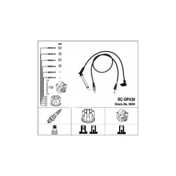 Zapalovací kabel Sada kabelů pro zapalování NGK RC-OP430 - OPEL