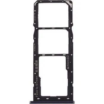 Samsung Galaxy A02s (A025) SIM tray černý, držák, šuplík