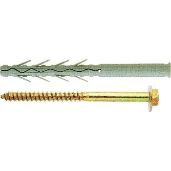 Vrut HMOŽDINKY FRIULSIDER PRŮVLAKOVÉ TUP4 + vrut 6hr.hl. NYLON / ŽLUTÝ ZINEK