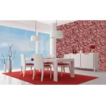 DIMEX | Vliesová tapeta na zeď Dimex Line WP-082-01 | 0,75 x 10 m | vícebarevná, červená, černá + Vliesová tapeta na zeď Dimex Line WP08301 v rozměru 0,75 x 10 m