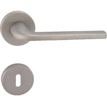 Dveřní kování MP KOVÁNÍ FO - MILLY - R Provedení: PZ (vložkový zámek), Povrch: NP - nikl perla