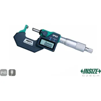 Digitální mikrometr pro měření síly stěn trubek 25-50/0,001 mm, typ B INSIZE