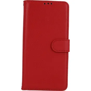 Pouzdro na mobilní telefon Pouzdro Xiaomi Poco M3 Pro knížkové červené s přezkou (obal neboli kryt na Xiaomi Poco M3 Pro)