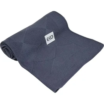 Dětská deka EKO PLE-63 Dečka z bambusového úpletu design kostky GRAPHITE