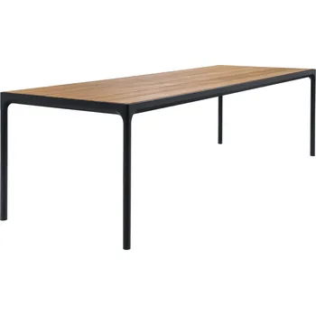 Zahradní stůl Přírodní bambusový zahradní jídelní stůl HOUE Four 270 x 90 cm