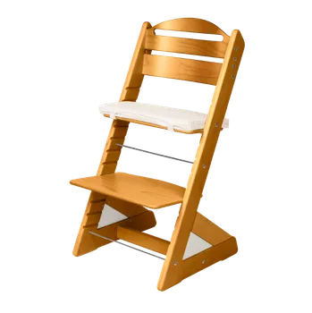 Jídelní židlička Dětská rostoucí židle Jitro Plus dub Barva volitelného klínu.: Bílá