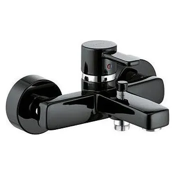 Vodovodní baterie KLUDI ZENTA BLACK 386708675 vanová baterie černá/chrom