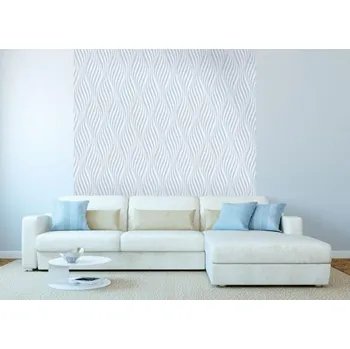 Tapeta DIMEX | Vliesová tapeta na zeď Dimex Line WP-002-02 | 0,75 x 10 m | šedá + Vliesová tapeta na zeď Dimex Line WP00203 v rozměru 0,75 x 10 m