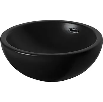 Umyvadlo Noken Forma Umyvadlo na desku ø42 cm s přepadem, včetně výpusti, matné černé, 100274791