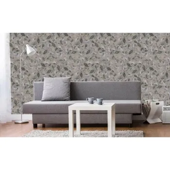 Tapeta DIMEX | Vliesová tapeta na zeď Dimex Line WP-105-01 | 0,75 x 10 m | béžová, zelená, hnědá, bílá + Vliesová tapeta na zeď Dimex Line WP10601 v rozměru 0,75 x 10 m