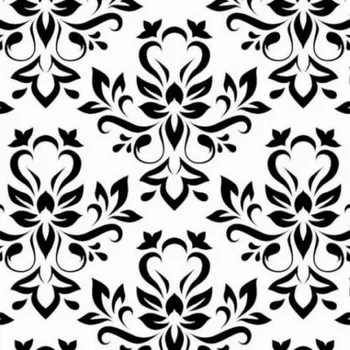 Tapeta PATIFIX | Samolepicí fólie ČERNOBÍLÝ ORNAMENT 15-6320 | šíře 45 cm | černá, bílá + Dekorativní samolepicí tapeta (metráž) Patifix ČERNOBÍLÝ ORNAMENT 15-6320 v šíři 45 cm