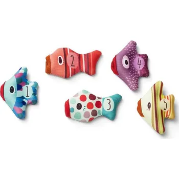 Hračka pro nejmenší Lilliputiens - Rybičky - prstové loutky do vody