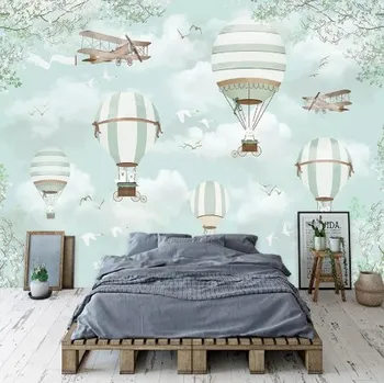Fototapeta Solution Media 3D tapeta - Létající balóny MU2829 2 - Voděodolná hedvábná tkanina - Textilní tapeta lesklá - 200g/m2