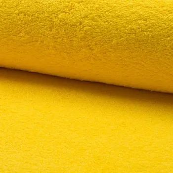 Froté kanárkově žluté, bavlněné, 340g/m, š.150