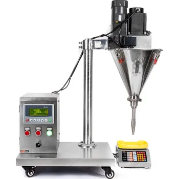 Dávkovač mýdla Šnekový dávkovač pro práškové a prašné produkty 0,5 - 30g zásobník 6L s kontrolní váhou