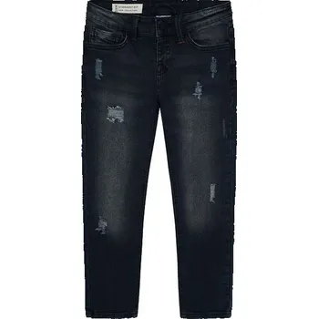 MAYORAL chlapecké jeans Straight Fit tmavý denim - 116 cm