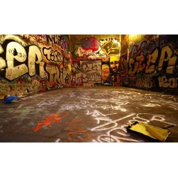 Fototapeta Solution Media 3D tapeta - Graffiti malba MU219B 5 - Imitace kůže - Vliesová tapeta - 320g/m2