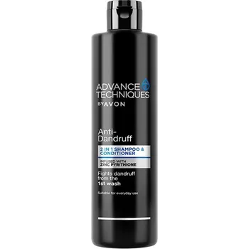 Šampon AVON Advance Techniques šampon a kondicionér 2v1 s pyrithionem zinku proti lupům