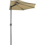 DEMA Půlkruhový slunečník La Spezia 300 cm, béžový