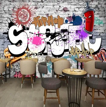 Tapeta Solution Media 3D tapeta - Hip Hop graffiti MU1310 1 - Voděodolné plátno - Textilní tapeta omyvatelná - 250g/m2