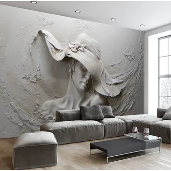 Fototapeta Solution Media 3D tapeta - Stereoskopická reliéfní olejomalba MU1277 2 - Voděodolná hedvábná tkanina - Textilní tapeta lesklá - 200g/m2 ;ALL