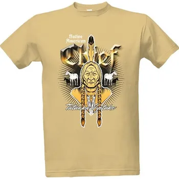 Tričko s potiskem Náčelník_mb pánské