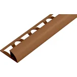 SP15 ukončovací lišta C ACARA, PVC tm. karamel, 8 mm, 2,5 m