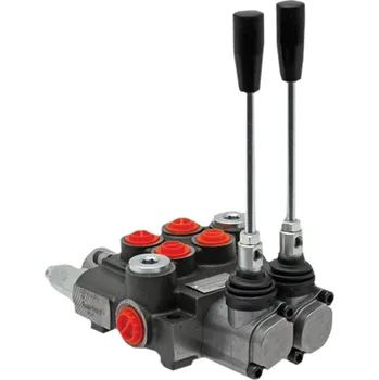 modulární přístroj a rozvaděč Hydraulický rozvaděč dvoupákový dvojčinný s průtokem 40l/min včetně přetlakového ventilu