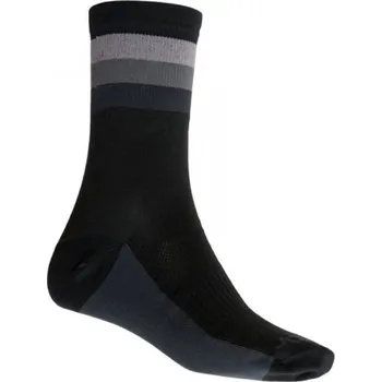 Pánské ponožky ponožky Sensor Summer Stripe, černá/šedá - vel. 3-5 119589