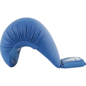 Chránič ruky a předloktí na box a bojový sport ADIDAS chrániče na ruce karate - rukavice WKF approved Barva: Modrá, Velikost: XS