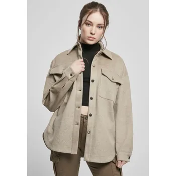 Dámská košile Ladies Classic Overshirt - lighttaupe L
