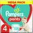 Pampers Active Baby Pants 4 9-15 kg, 108 ks