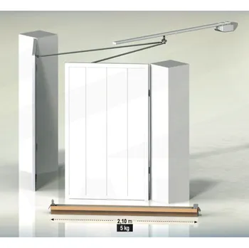 CAIS CHEVRON EBOX - set pro dvoukřídlá garážová vrata do šířky 2500x2500mm