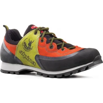 Pánská treková obuv boty Alpina Mjoy Low, red/green - vel. UK 9.5 601016