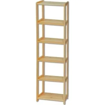 Drewmax Regál RG121 masiv - šířka 70 cm (Barva dřeva: Dub)