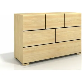 Komoda Visby Komoda Hessler 3+2+1, borovice masiv (Barva dřeva: Ořech)