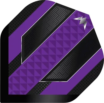Příslušenství pro šipky Mission Letky Temple - Black & Purple F3362
