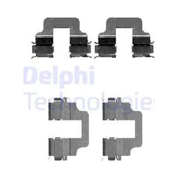 Brzdový kotouč Příslušenství kotoučové brzdy DELPHI LX0473