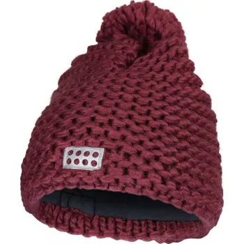 Čepice Dívčí lyžařská čepice Lego Wear ANITTA 701 - vínová 50/52