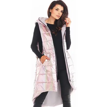 Dámská vesta Awama A386 světle růžová